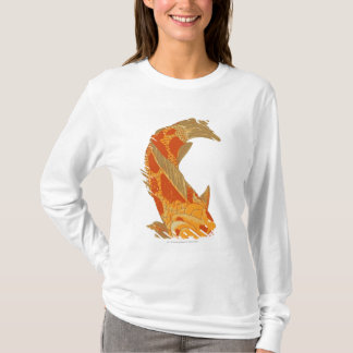 コイのコイのデジタルイラストレーション Tシャツ