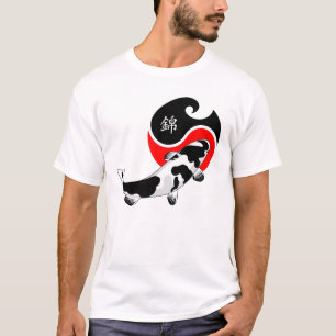 コイのコイの魚- Nishikigoi KumonryuのTシャツ Tシャツ