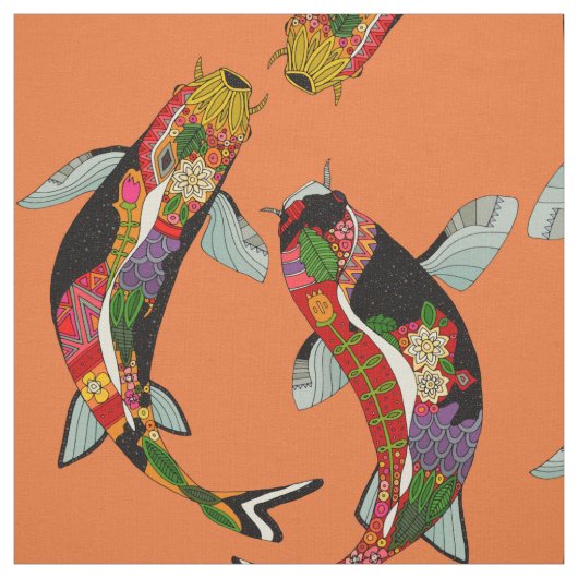 コイのショウガ ファブリック (見本)