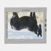 コイのフリースブランケット フリースブランケット (正面(横))