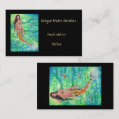 コイのマーメイドとコイ魚の名刺レニー 名刺 (正面/裏面)