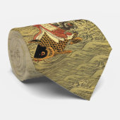 コイのライダーのタイ ネクタイ (ロール)