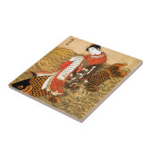 コイの乗馬 タイル (側面)