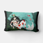 コイの人魚 ランバークッション (裏面)