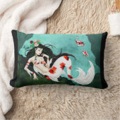 コイの人魚 ランバークッション (ブランケット)