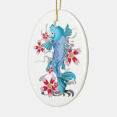 コイの入れ墨 セラミックオーナメント (左)