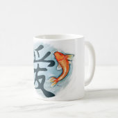 コイの周囲愛 コーヒーマグカップ (正面右)