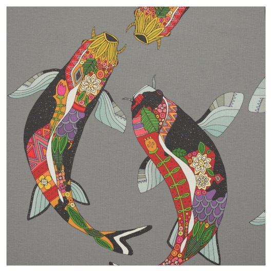 コイの嵐 ファブリック (見本)