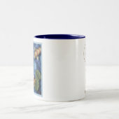 コイの池のコーヒー・マグ ツートーンマグカップ (中央)