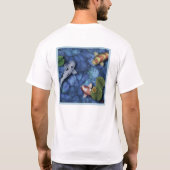 コイの池のポケットティー Tシャツ (裏面)