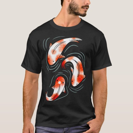 コイの池 Tシャツ (正面)