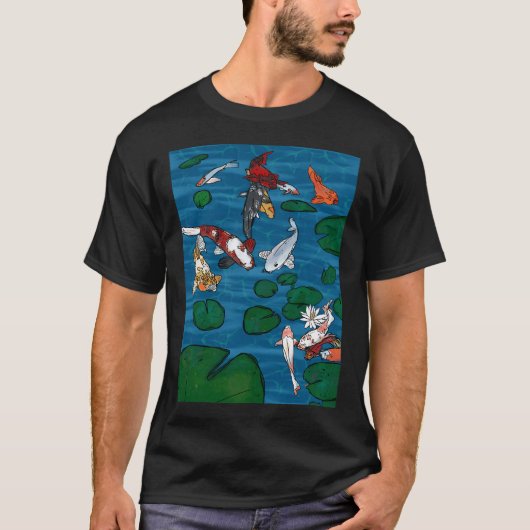 コイの池 Tシャツ (正面)