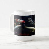 コイの熟視 コーヒーマグカップ (正面左)