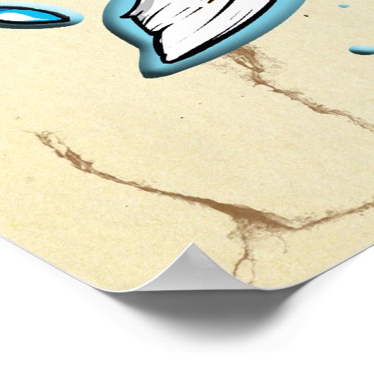 コイの静けIV ポスター (角)