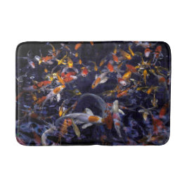 コイの魚が溢れる バスマット