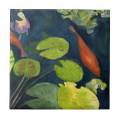 コイの魚のいる池 タイル (正面)