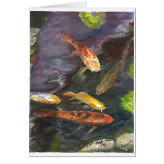 コイの魚の収集
