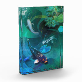 コイの魚の喜びコイ フォトブロック