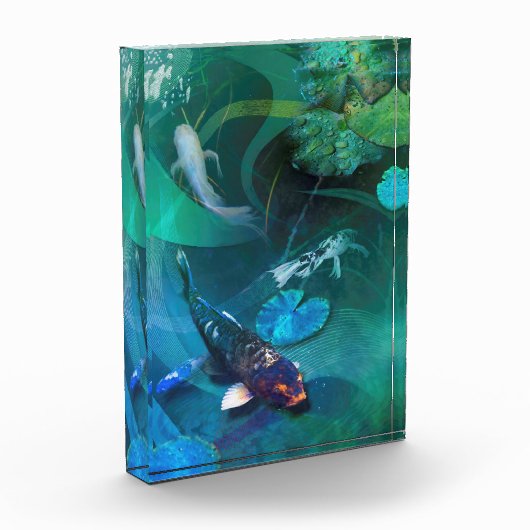 コイの魚の喜びコイ フォトブロック (左)