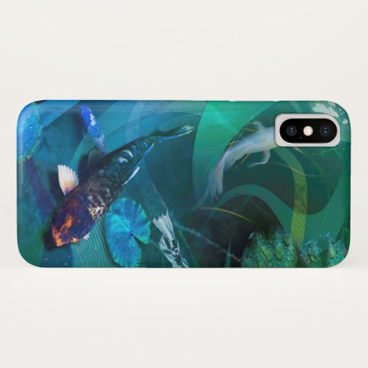 コイの魚の喜びコイ Case-Mate iPhoneケース (裏面(横))