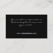 コイの魚及び生命記号の中国のな名刺 名刺 (裏面)