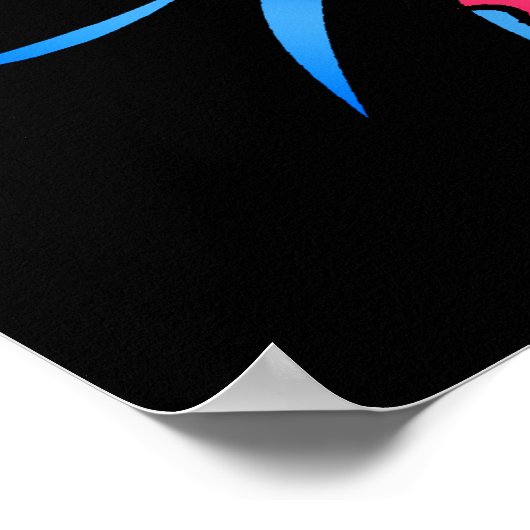 コイの魚花 ポスター (角)