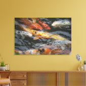 コイの魚 キャンバスプリント (インサイチュ (リビング))