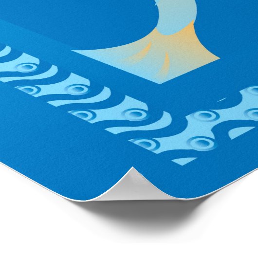 コイの魚 ポスター (角)