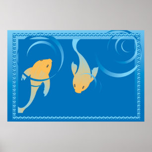 コイの魚 ポスター