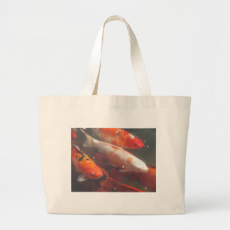 コイの魚 ラージトートバッグ