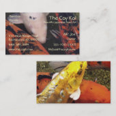 コイの魚 名刺 (正面/裏面)