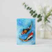 コイの魚 名刺 (スタンド正面)