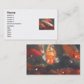 コイの魚 名刺 (正面/裏面)