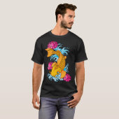 コイの魚_13 Tシャツ (正面フル)