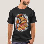 コイの魚 Tシャツ (正面)