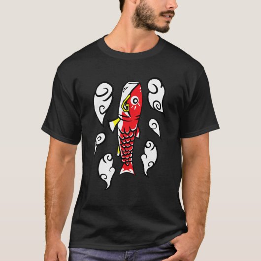 コイカイト日本のレッド Tシャツ (正面)