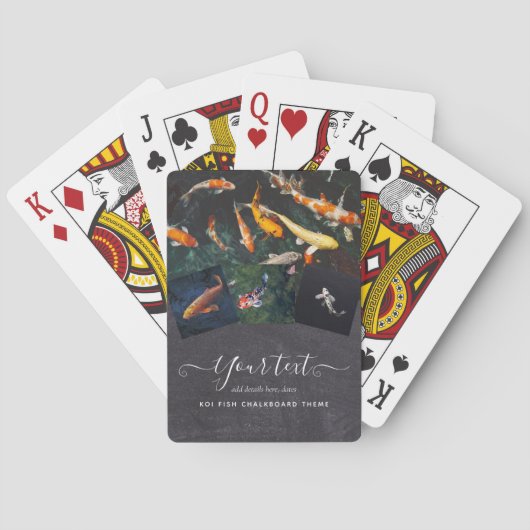 コイカスタムフィッシュコラージギフト男性へ トランプ (裏面)