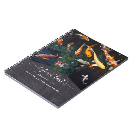 コイカスタムフィッシュコラージギフト男性へ ノートブック (左側)