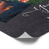 コイカスタムフィッシュコラージギフト男性へ ポスター (角)