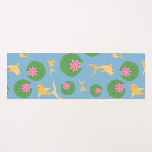 コイカスタムフィッシュポッドフィットネス瞑想 ヨガマット (正面(横))