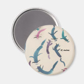 コイカラフル魚 マグネット (正面/裏面)