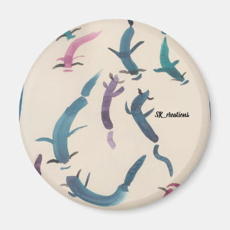 コイカラフル魚 マグネット