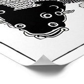 コイカープアートプリント ポスター (角)