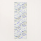 コイカープフィッシュオレンジグリーンon Water ヨガマット (裏面)