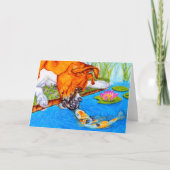 コイキスボクサードッグイラストレーション カード (正面)