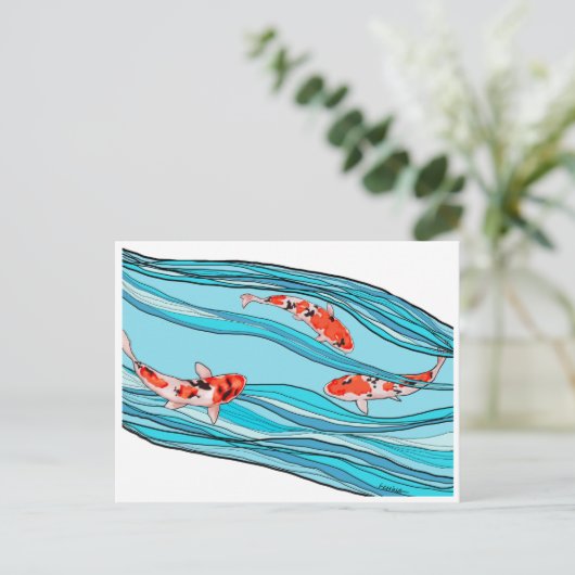 コイコイコイ ポストカード (スタンド正面)