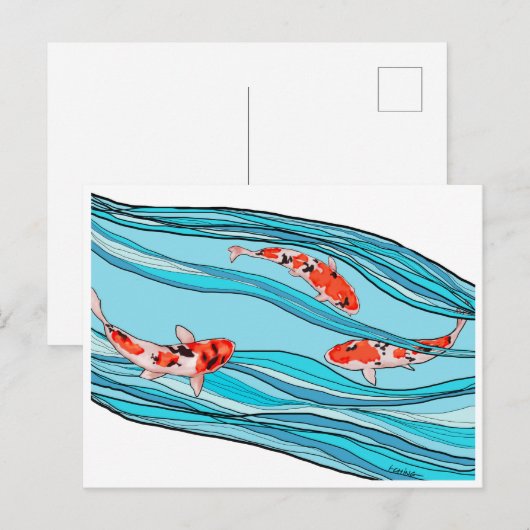 コイコイコイ ポストカード (正面/裏面)