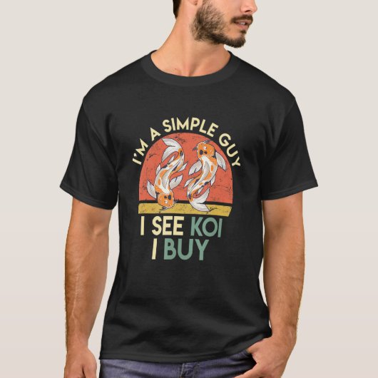 コイシンプルガイコイ買コイポンドメン Tシャツ (正面)