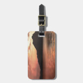 コイセギーズランドスケープアートのドラマチックな夕日 ラゲッジタグ (正面縦)