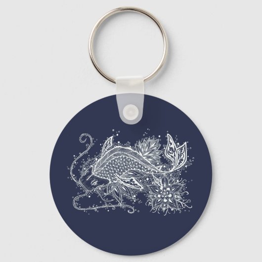 コイタトゥーボタンキーチェーン キーホルダー (正面)